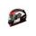 Full face helmet CASSIDA APEX FUSION black/ white/ red fluo M