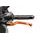 Clutch lever without adapter PUIG 260TV poklopna (foldable) orange/green