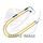 Throttle cables (pair) Venhill S01-4-061-YE featherlight yellow