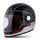 Full face helmet CASSIDA Fibre Jawa Sport black/ silver/ red XS