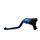 Clutch Lever ACCOSSATO fixed CNC-worked aluminium, blue