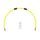 Set cevi za sklopko Venhill POWERHOSEPLUS KAW-11010C-YE (1 cev v kompletu) Yellow hoses, chrome fittings