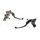 Radial brake master cylinder ACCOSSATO KITA 2 19x18 with folding lever