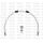 Set prednjih zavornih cevi Venhill POWERHOSEPLUS YAM-2002FB-WT (1 cev v kompletu) White hoses, black fittings