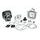 Cilinder kit Malossi Ø 75,5 pin Ø 15 H2O 4-stroke 3113924