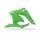 Radiator scoops POLISPORT 8426200006 (par) green 05