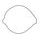 Tesnilo sklopke (Clutch cover gasket) WINDEROSA 819267 outer side