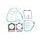 Celoten set tesnil za motor ATHENA P400510850056