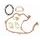 Complete engine gasket set RMS 100684190