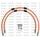 RACE Front brake hose kit Venhill POWERHOSEPLUS DUC-10001FB-OR (2 cevi v kompletu) Orange hoses, black fittings