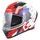 Integralna čelada CASSIDA Orbit Track red fluo/white/violet/black XS