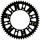 Rear sprocket SUPERSPROX STEALTH RST-460:52-BLK črna 52T, 520