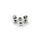 Nuts PUIG ANODIZED 0735P srebrna M5 (6pcs)