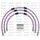 STANDARD Front brake hose kit Venhill POWERHOSEPLUS SUZ-7009FB-PU (3 cevi v kompletu) Purple hoses, black fittings