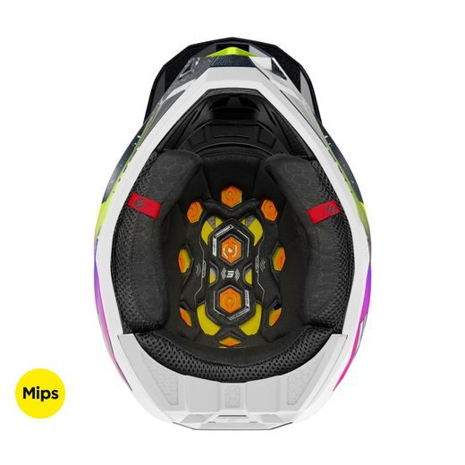 HELMET SHOT LITE RACING A05-21OA-B01-09 BLUE / NEON YELLOW PEARLY M