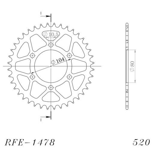 VERIŽNI SET EK - SREBRNA CHAIN 520 DEX, X-RING (X, NX, QX, XS), CHK FRONT SPROCKET JT, CHK REAR SPROCKET SUPERSPROX ZA ATV POLARIS TRAIL BOSS 250 1990