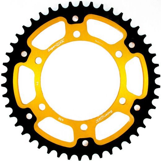 REAR SPROCKET SUPERSPROX STEALTH RST-498:46-GLD ZLATA 46T, 525