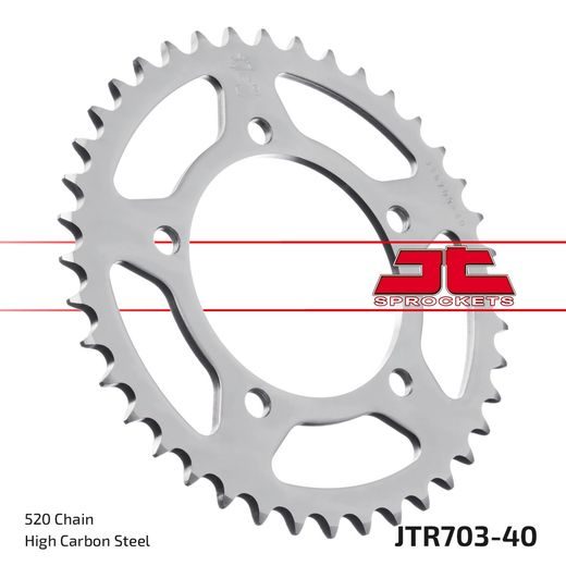 VERIŽNI SET EK - SREBRNA CHAIN 520 H, NON-SEALED, CHK FRONT SPROCKET JT, CHK REAR SPROCKET JT ZA APRILIA RS 125 2T 2006-2014