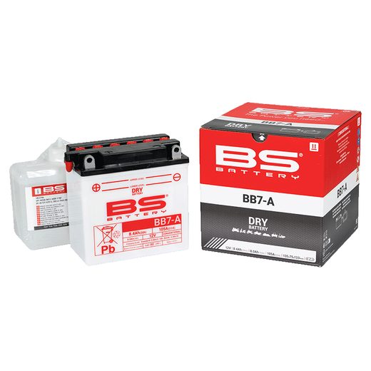 KONVENCIONALEN AKUMULATOR (PRILOŽENA KISLINA) BS-BATTERY BB7-A (YB7-A) KISLINA PRILOŽENA