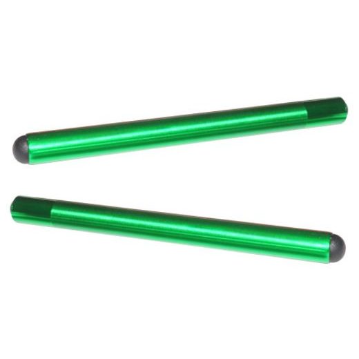 CLIP-ONS ACCOSSATO ALUMINIUM, 280MM WITH CAPS, GREEN