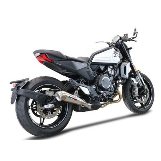 SLIP-ON EXHAUST GPR POWERCONE EVO E5.CF.16.1.PCEV BRUSHED STAINLESS STEEL INCLUDING REMOVABLE DB KILLER AND LINK PIPE