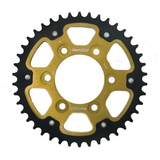 VERIŽNI SET EK - ZLAT CHAIN 525 MVXZ, X-RING (X, NX, QX, XS), CHK FRONT SPROCKET JT CHK RUBBER CUSHIONED, CHK REAR SPROCKET SUPERSPROX STEALTH ZA KAWASAKI Z 900 RS / RS SE 2018-2022