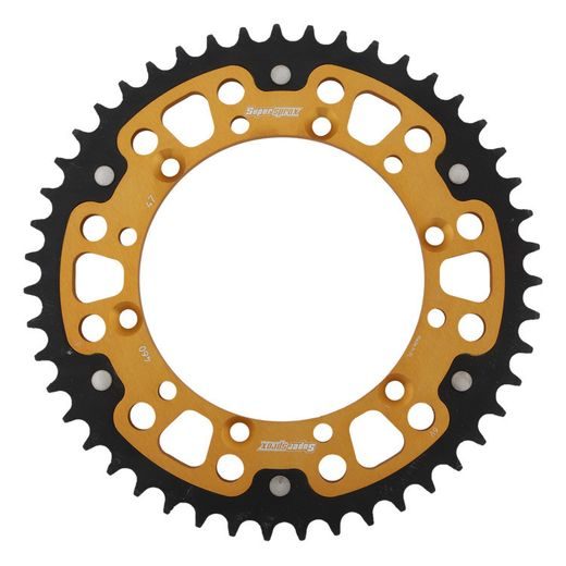 VERIŽNI SET EK - SREBRNA CHAIN 520 DEX, X-RING (X, NX, QX, XS), CHK FRONT SPROCKET SUPERSPROX, CHK REAR SPROCKET SUPERSPROX STEALTH ZA KAWASAKI KX 125 1986-1989