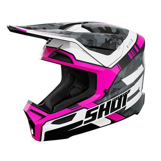 HELMET SHOT FURIOUS FLASH A05-21OC-B02-08 PINK GLOSSY S