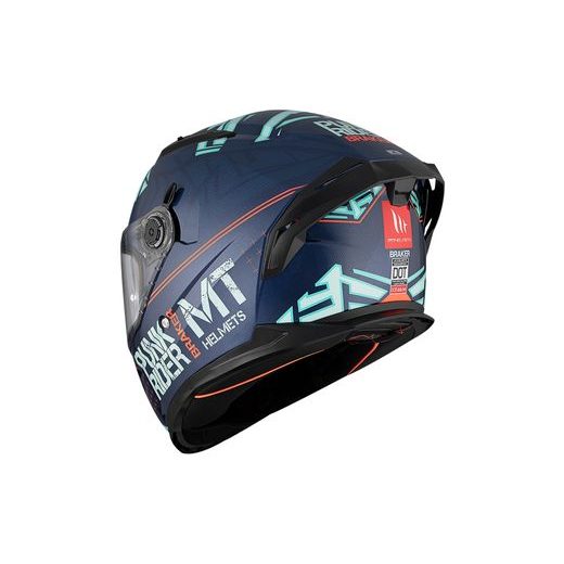 INTEGRALNA ČELADA MT HELMETS BRAKER SV PUNK RIDER C7 GLOSS L