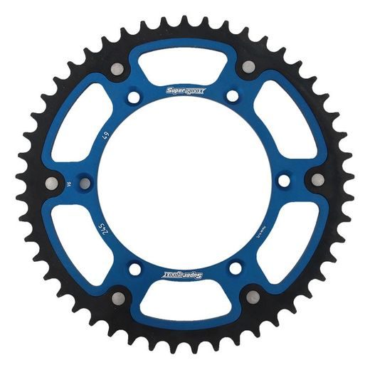 REAR SPROCKET SUPERSPROX STEALTH RST-245:49-BLU MODER 49T, 520