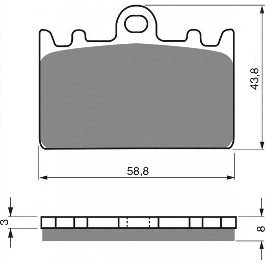ZAVORNE OBLOGE GOLDFREN 090 AD OFF-ROAD FRONT