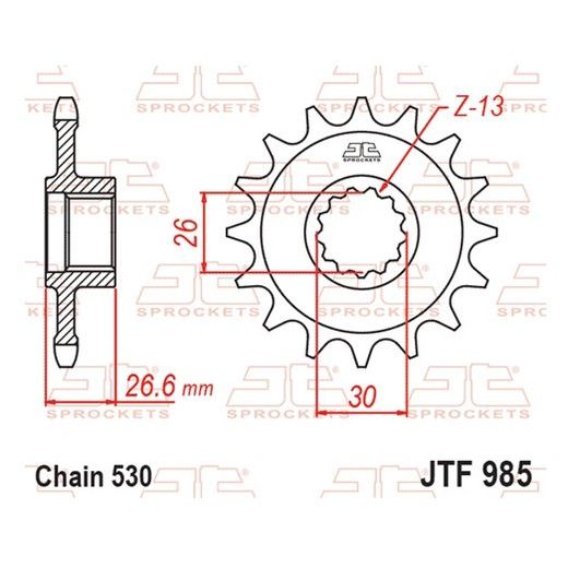 VERIŽNI SET D.I.D CHAIN - SREBRNA CHAIN 530 ZVM-X, X-RING (X, NX, QX, XS), CHK FRONT SPROCKET JT CHK RUBBER CUSHIONED, CHK REAR SPROCKET JT ZA HARLEY DAVIDSON RA 1250 PAN AMERICA 2021-2025