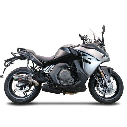 SLIP-ON EXHAUST GPR M3 POPPY CF.7.1.M3.PP BRUSHED STAINLESS STEEL INCLUDING REMOVABLE DB KILLER AND LINK PIPE