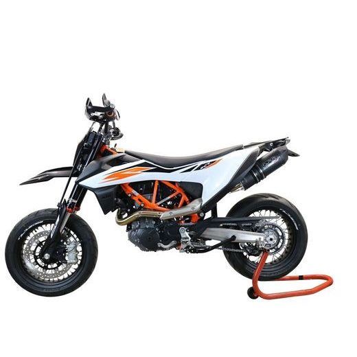 SLIP-ON EXHAUST GPR FURORE NERO KT.207.RACEDB.FUNE MATTE BLACK INCLUDING LINK PIPE AND REMOVABLE DBKILLER