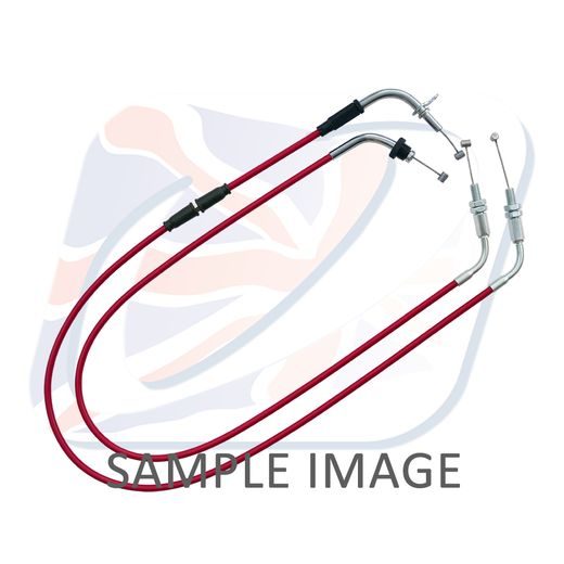 THROTTLE CABLES (PAIR) VENHILL S01-4-111-RD FEATHERLIGHT RDEČ