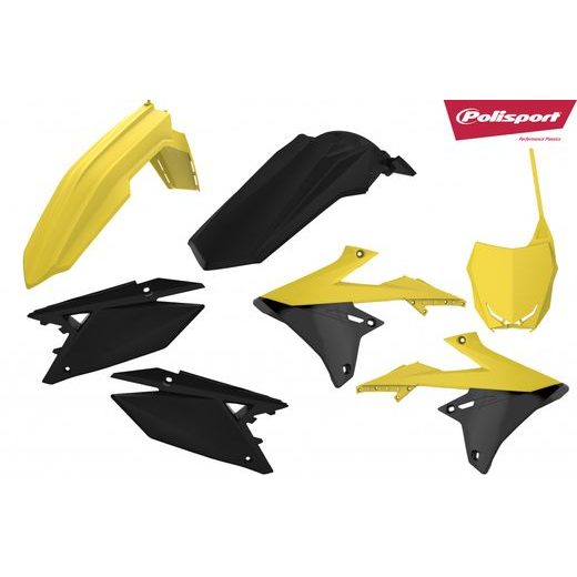 SET PLASTIK POLISPORT 90839 YELLOW/BLACK