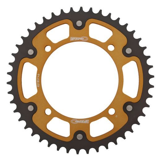 VERIŽNI SET EK - SREBRNA CHAIN 520 SRO, O-RING, CHK FRONT SPROCKET JT CHK RUBBER CUSHIONED, CHK REAR SPROCKET SUPERSPROX STEALTH ZA YAMAHA XTZ 660 TENERE 1996-1998