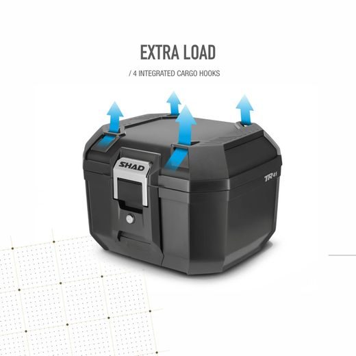 KOVČEK ( TOP CASE ) SHAD TERRA TR41 D0TR41100 ČRN