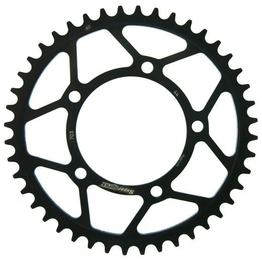 VERIŽNI SET EK - ZLAT CHAIN 520 MVXZ, X-RING (X, NX, QX, XS), CHK FRONT SPROCKET JT CHK RUBBER CUSHIONED, CHK REAR SPROCKET SUPERSPROX ZA APRILIA PEGASO 650 STRADA 2005-2009