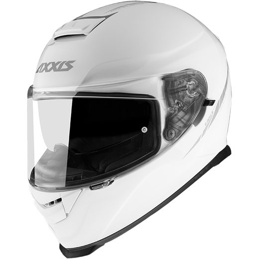 FULL FACE HELMET AXXIS EAGLE SV ABS SOLID WHITE GLOSS XS