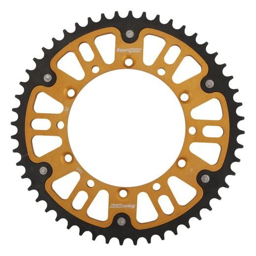 VERIŽNI SET EK - ZLAT CHAIN 520 SRX, X-RING (X, NX, QX, XS), CHK FRONT SPROCKET SUPERSPROX, CHK REAR SPROCKET SUPERSPROX STEALTH ZA KAWASAKI KX 125 1980