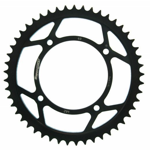 VERIŽNI SET EK - SREBRNA CHAIN 420 SH, NON-SEALED, CHK FRONT SPROCKET SUPERSPROX, CHK REAR SPROCKET SUPERSPROX ZA KAWASAKI KX 80 1979-1983
