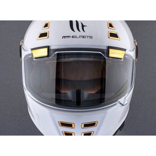 INTEGRALNA ČELADA MT HELMETS JARAMA SOLID A0 GLOSS PEARL WHITE XS