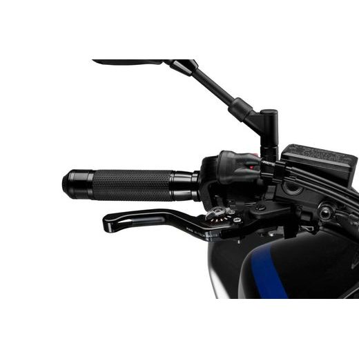 BRAKE LEVER WITHOUT ADAPTER PUIG 3.0 130NP KRATKA (SHORT) BLACK/SILVER