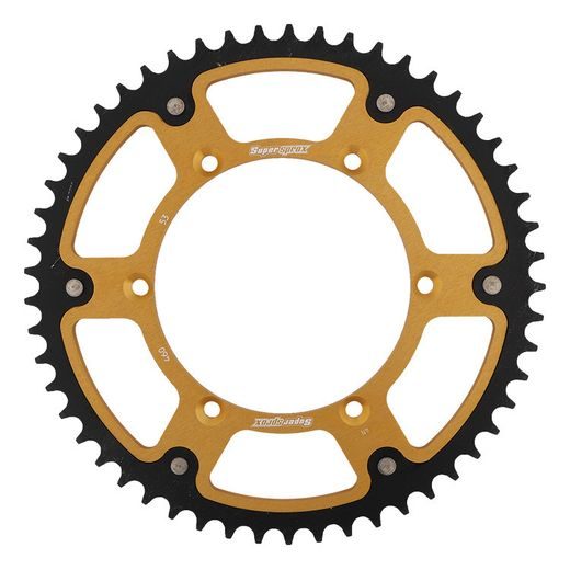 VERIŽNI SET EK - ZLAT CHAIN 520 SRX, X-RING (X, NX, QX, XS), CHK FRONT SPROCKET SUPERSPROX, CHK REAR SPROCKET SUPERSPROX STEALTH ZA KAWASAKI KX 125 1981