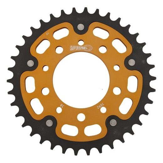 VERIŽNI SET D.I.D CHAIN - ZLAT CHAIN 525 ZVM-X, X-RING (X, NX, QX, XS), CHK FRONT SPROCKET SUPERSPROX, CHK REAR SPROCKET SUPERSPROX STEALTH ZA BENELLI TNT 1130 2004-2006