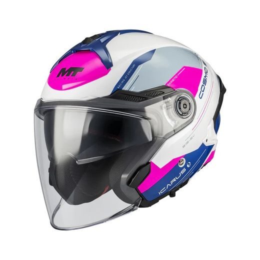 OPEN FACE HELMET MT HELMETS COSMO SV ICARUS A8 GLOSS XL