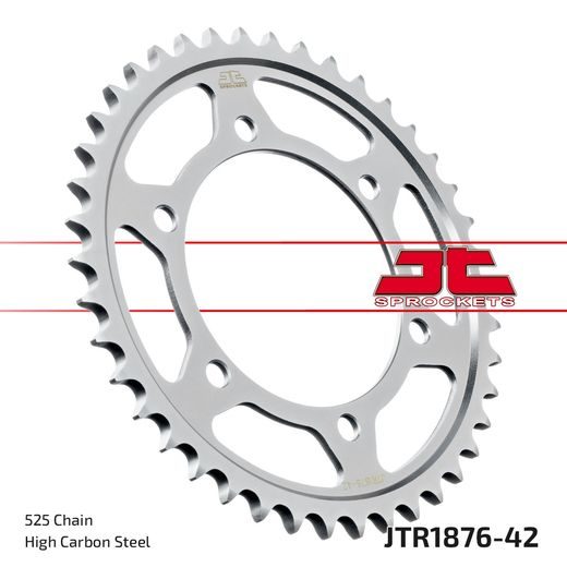 VERIŽNI SET EK - SREBRNA CHAIN 525 SRX, X-RING (X, NX, QX, XS), CHK FRONT SPROCKET JT CHK RUBBER CUSHIONED, CHK REAR SPROCKET JT ZA YAMAHA MT-10 1000 2022-2024