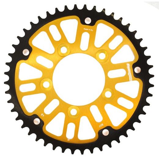VERIŽNI SET EK - SREBRNA CHAIN 525 DEX, X-RING (X, NX, QX, XS), CHK FRONT SPROCKET JT CHK RUBBER CUSHIONED, CHK REAR SPROCKET SUPERSPROX STEALTH ZA SUZUKI GSF 650 BANDIT / S / A 2007-2015
