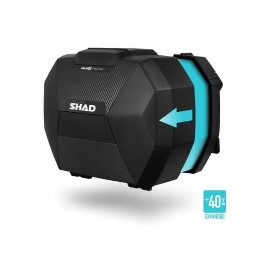 STRANSKI KOVČKI ( SIDE CASES ) SHAD SH38X D0B38106 (EXPANDABLE CONCEPT) KARBON